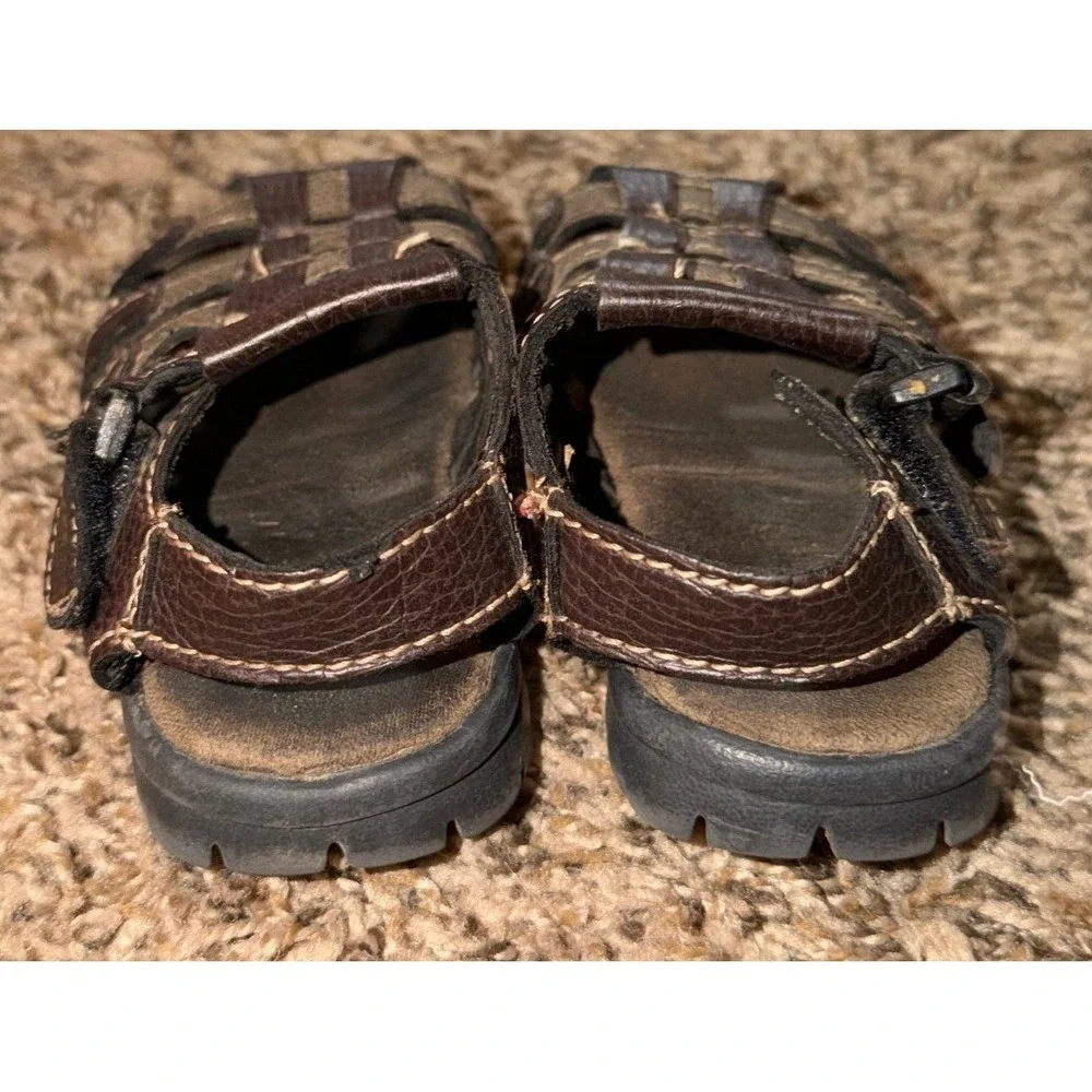 Smart Fit Dark  Brown Fishermen Sandals Size 5